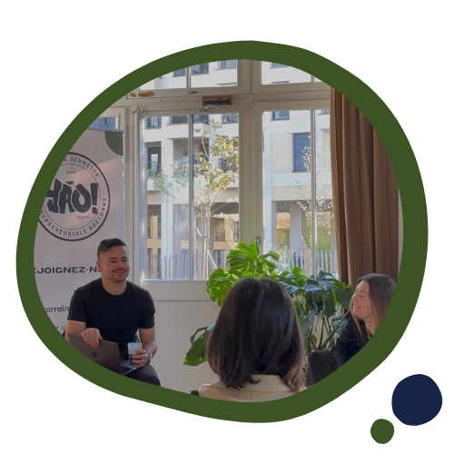 Image Kafé des filleul YAO! 17 avril 2025 avec Julien DENIEL : comment optimiser sa prospection ?